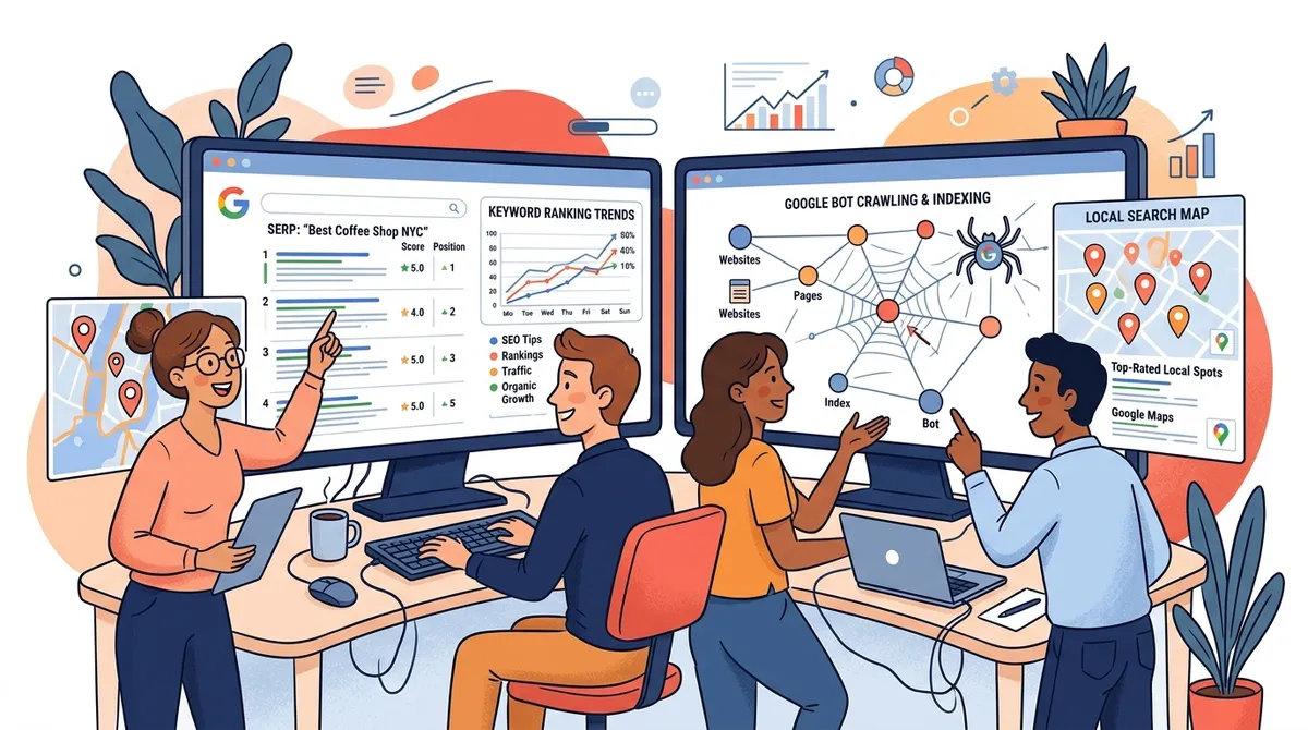 Technical SEO analyst optimizing search visibility, semantic entities, and organic growth